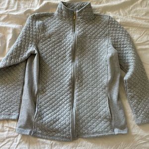 Croft & barrow gray quilted jacket